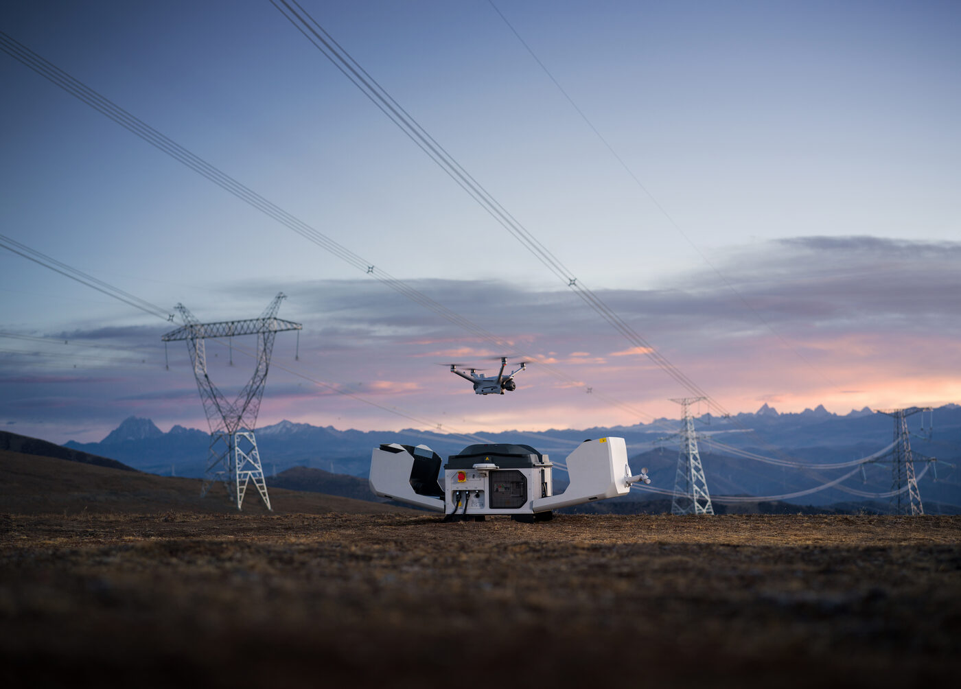 DJI Dock 3 en inspección de líneas eléctricas