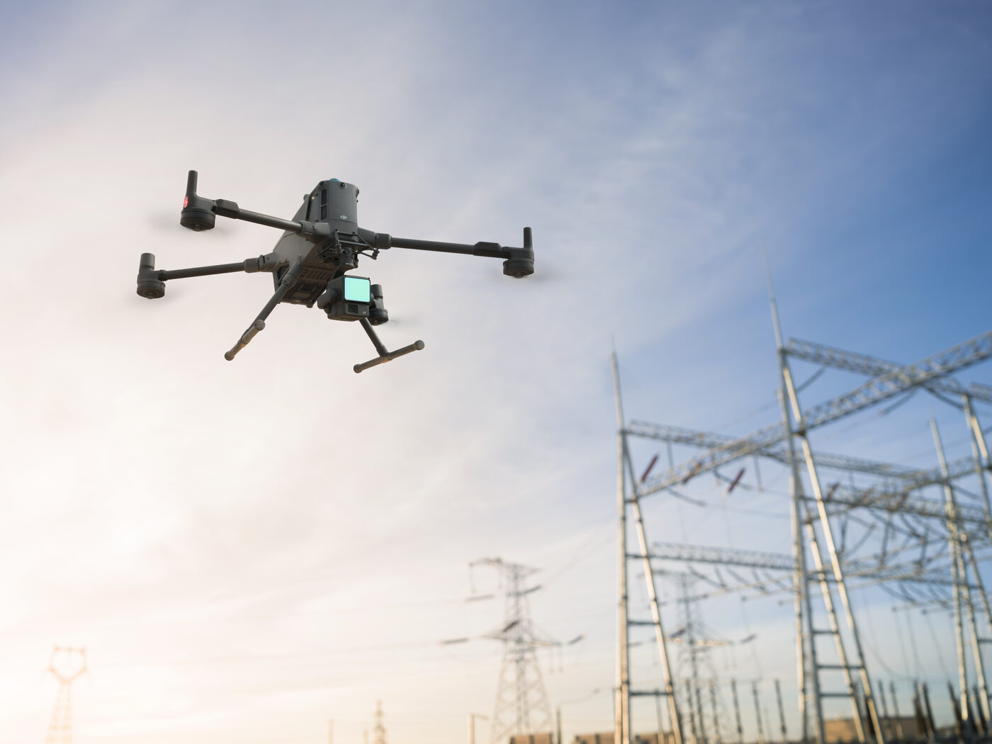 DJI Matrice 400 en inspección de red eléctrica